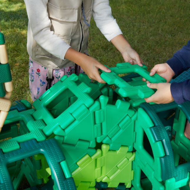 Giant Polydron Dinosaur Construction Set - 130pcs