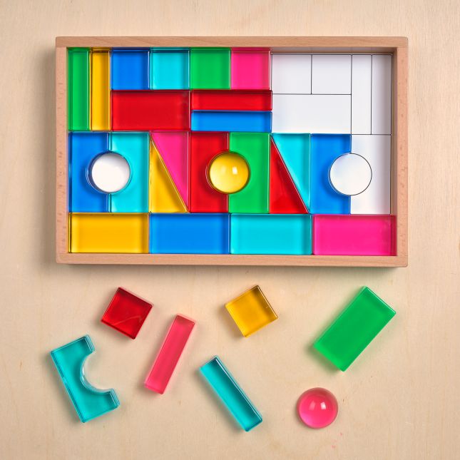 Excellerations® Acrylic Building Blocks - 31pcs