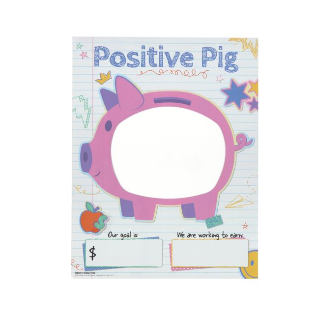 Really Good Stuff® Positive Pig Magnetic Classroom Reward System