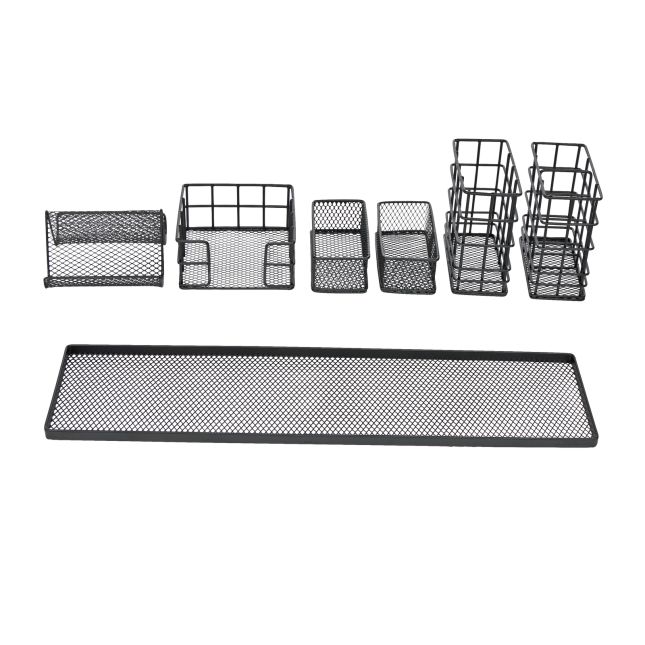 Really Good Stuff® Modular 6-Piece Wire Desk Organizer