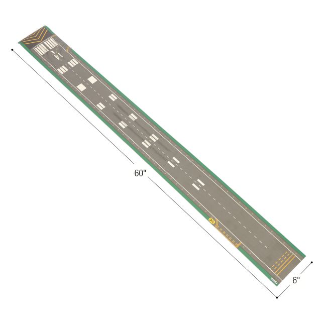 Excellerations® RouteRunner™ Roll Up Roadway Play Mats 60" x 6" - Set of 3