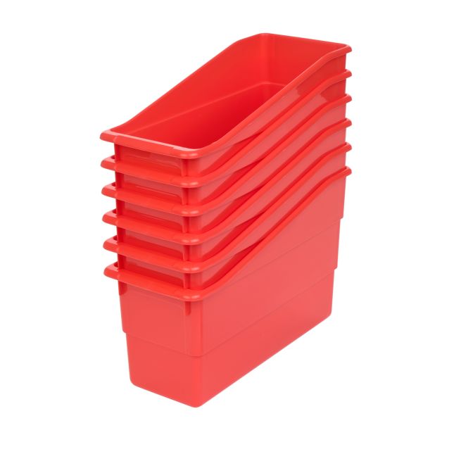 Really Good Stuff® Durable Book and Binder Holders - 6 Pack - Red