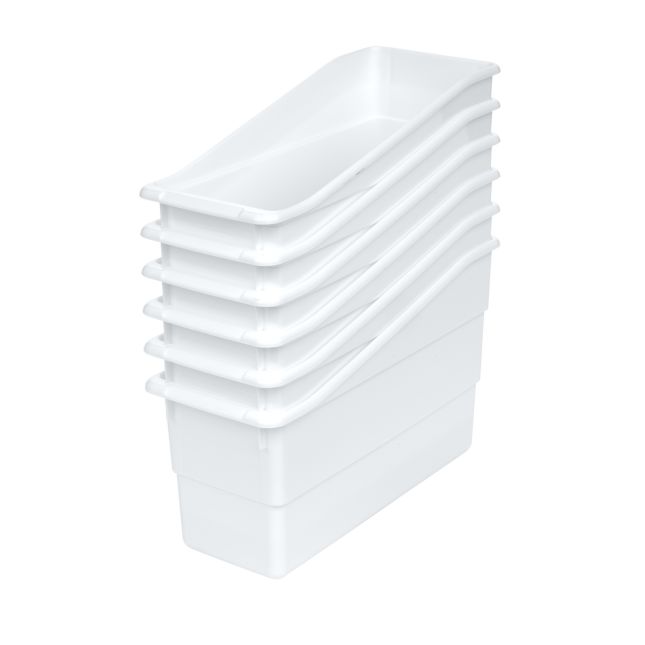 Really Good Stuff® Durable Book and Binder Holders - 6 Pack - White