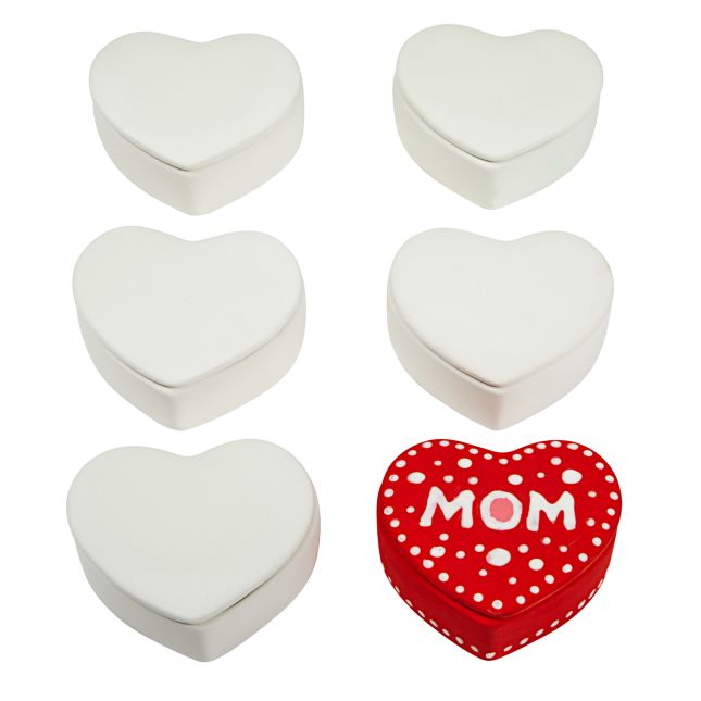 Colorations® Holiday Heart Keepsake Kit with Paint and Glitter
