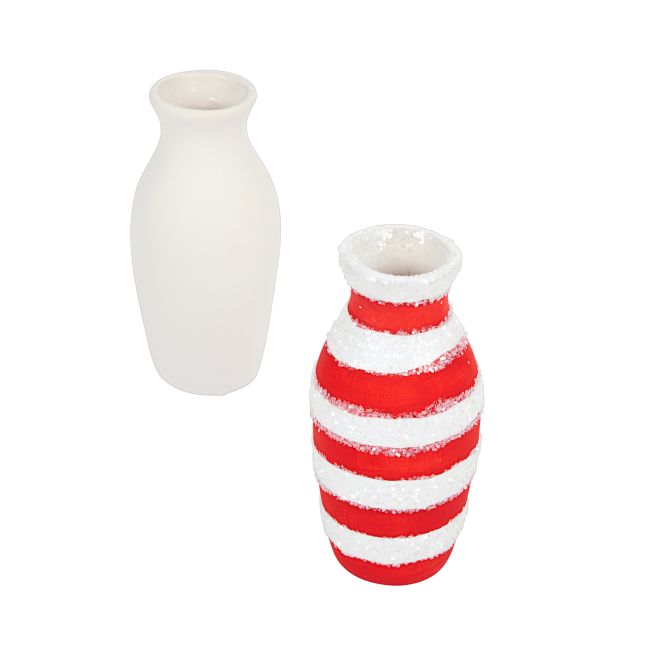 Colorations® Candy Cane Holiday Vase Kits - Makes 12 Crafts
