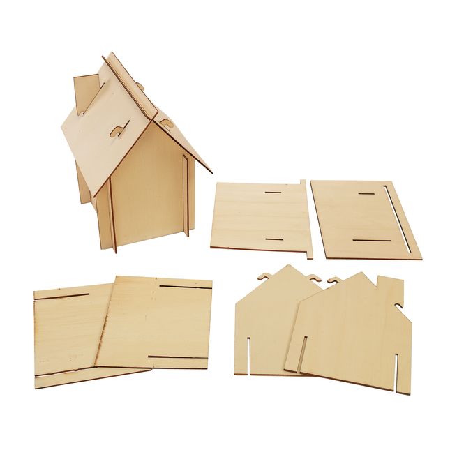 Colorations® Gingerbread House Craft Kit - Makes 6 Crafts