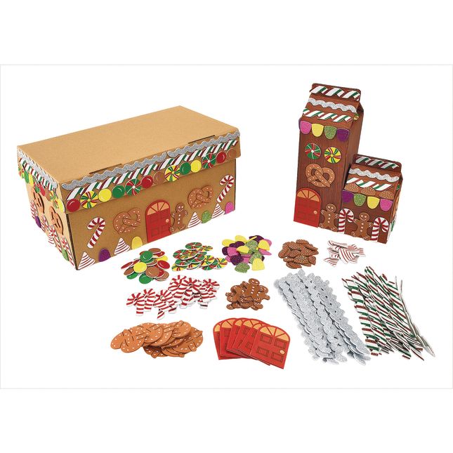 Colorations® Gingerbread House Craft Kit - Makes 6 Crafts
