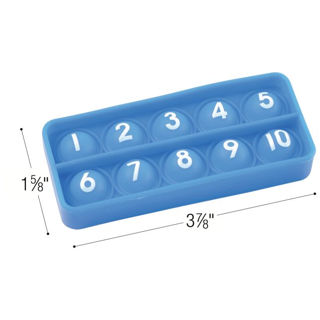 Think. Model. Learn.™ Ten Frame Pop Fidget – Set of 12