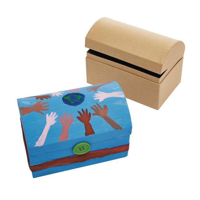 Colorations® Hands Around the World Treasure Box - Makes 12 Crafts