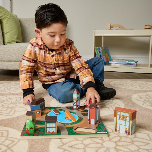 Excellerations® JourneyJunction™ Build and Block Logic Puzzle Campground