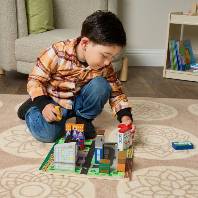 Excellerations® JourneyJunction™ Build and Block Logic Puzzle City