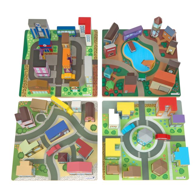 Excellerations® JourneyJunction™ Build and Block Logic Puzzle -