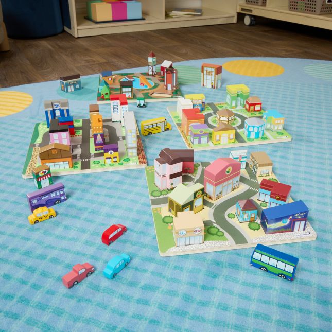 Excellerations® JourneyJunction™ Build and Block Logic Puzzle - 4 sets