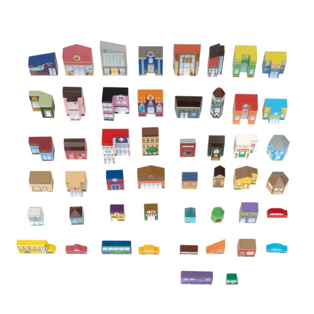 Excellerations® JourneyJunction™ Build and Block Logic Puzzle - 4 sets