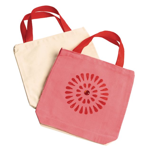 Colorations® Create and Carry Valentine Tote Bags – Makes 12 Crafts