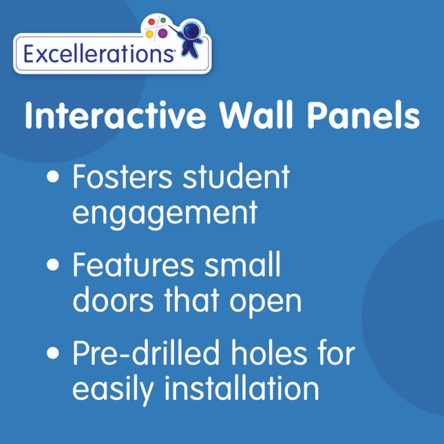 Excellerations® PlayGenius™ Community Helpers Wall Panel Market
