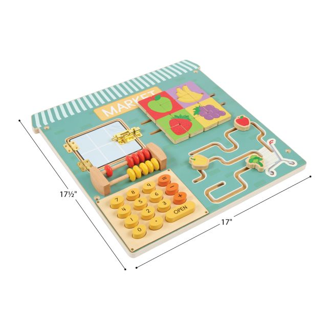 Excellerations® PlayGenius™ Community Helpers Wall Panel Market