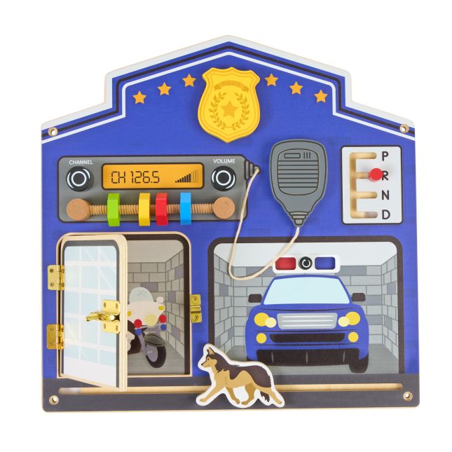 Excellerations® PlayGenius™ Community Helpers Wall Panel Police