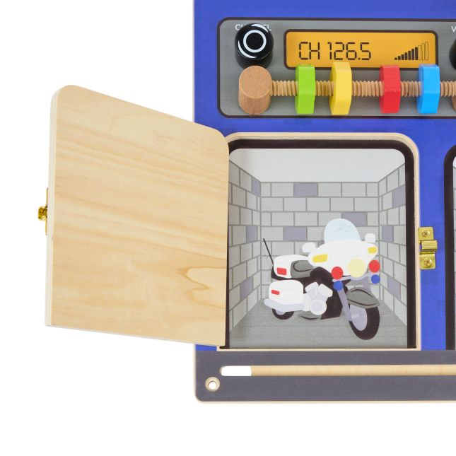 Excellerations® PlayGenius™ Community Helpers Wall Panel Police