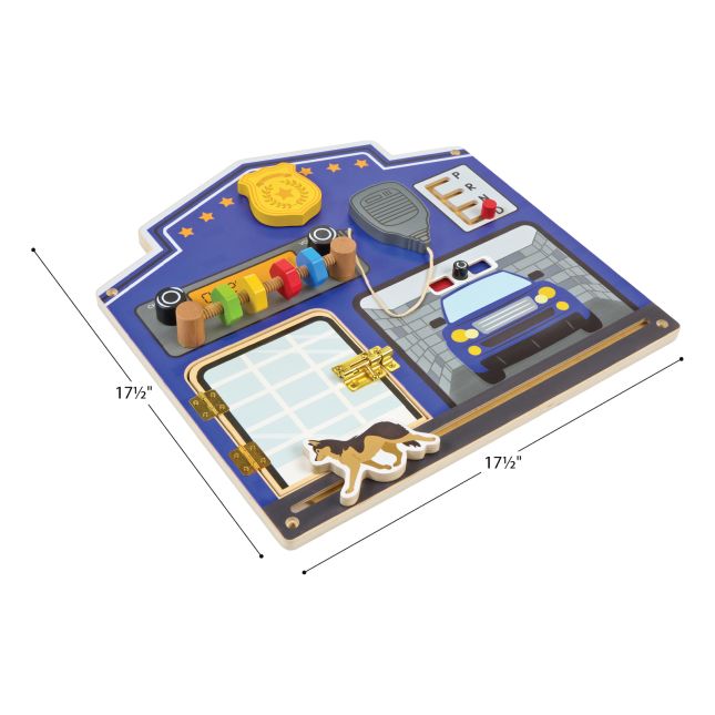 Excellerations® PlayGenius™ Community Helpers Wall Panel Police