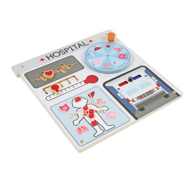 Excellerations® PlayGenius™ Community Helpers Wall Panel Hospital