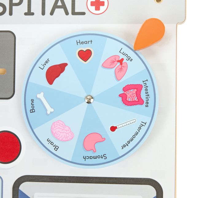 Excellerations® PlayGenius™ Community Helpers Wall Panel Hospital