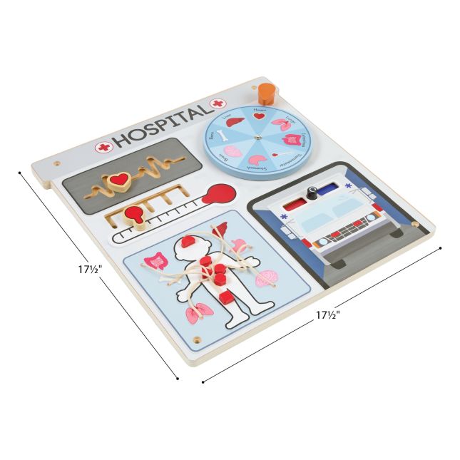 Excellerations® PlayGenius™ Community Helpers Wall Panel Hospital