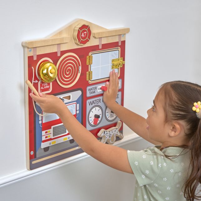 Excellerations® PlayGenius™ Community Helpers Wall Panel Fire