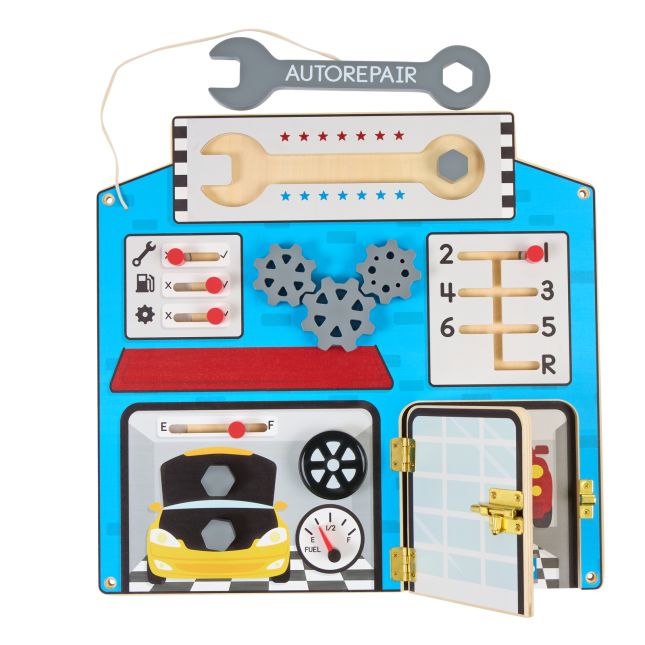 Excellerations® PlayGenius™ Community Helpers Wall Panel Garage