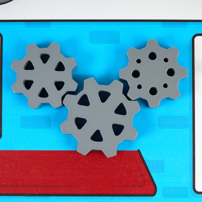 Excellerations® PlayGenius™ Community Helpers Wall Panel Garage