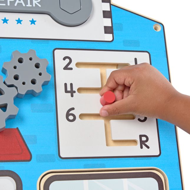 Excellerations® PlayGenius™ Community Helpers Wall Panel Garage