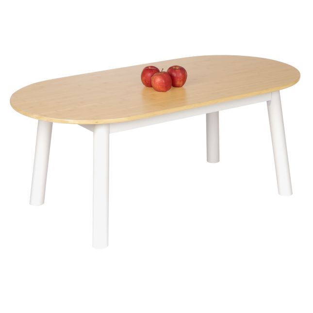 Environments® Milestones™ Bamboo and Rubberwood Oval Table