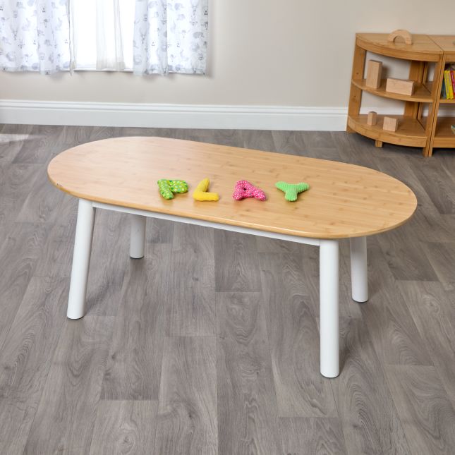 Environments® Milestones™ Bamboo and Rubberwood Oval Table