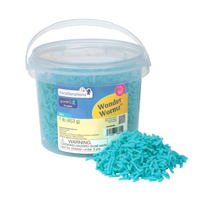 WONDER WORMZ™ BLUE - 1 LB TUB
