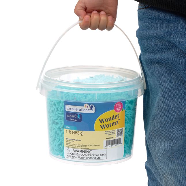 WONDER WORMZ™ BLUE - 1 LB TUB