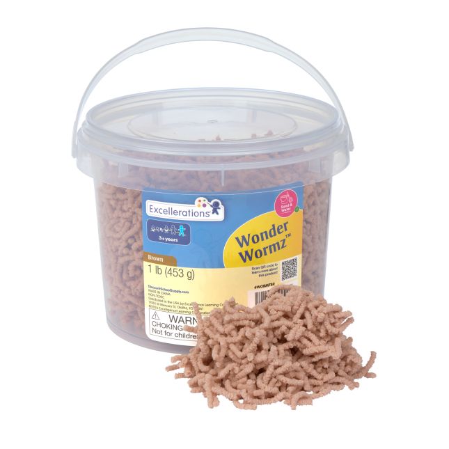 WONDER WORMZ™ BROWN - 1 LB TUB