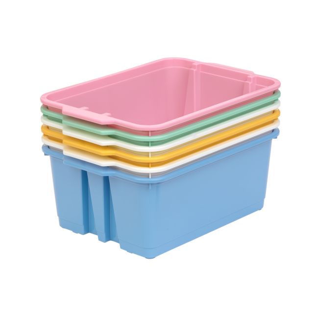 Really Good Stuff® Stacking Bins - 6 Pack - Bold Vibes