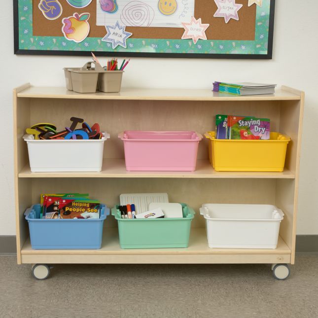 Really Good Stuff® Stacking Bins - 6 Pack - Bold Vibes