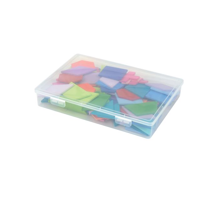 Excellerations® Tessellations Math Activity Set - 114 pieces with Storage