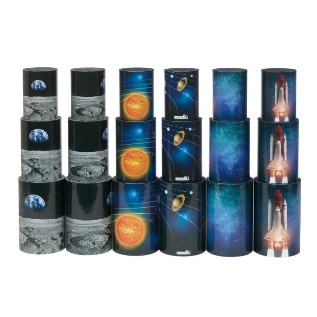 Excellerations® Space Cylinders - Set of 18