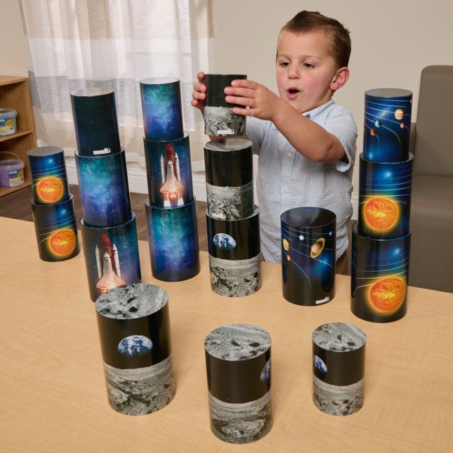 Excellerations® Space Cylinders - Set of 18