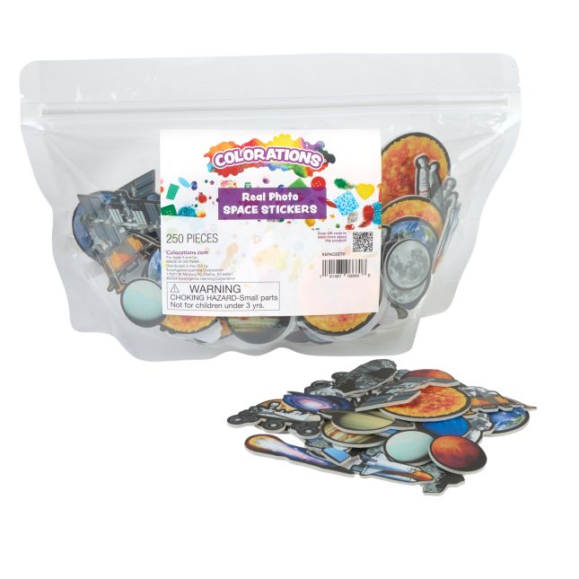 Real Photo Space Stickers