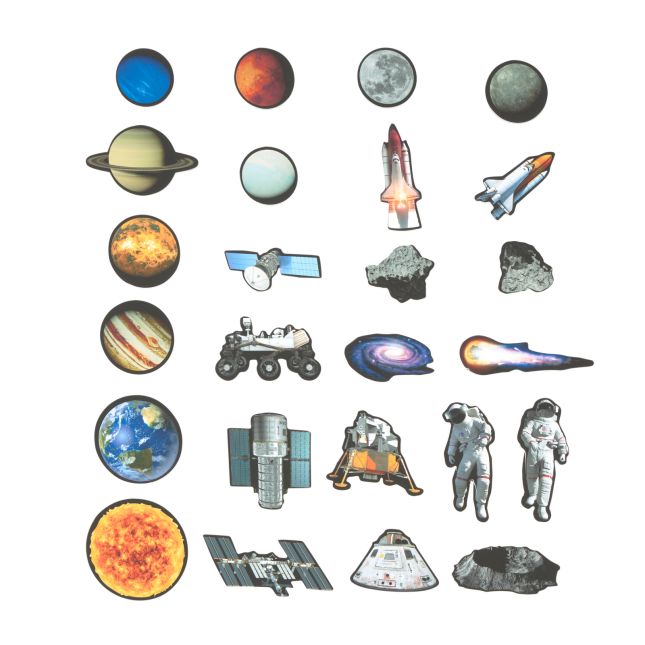 Real Photo Space Stickers