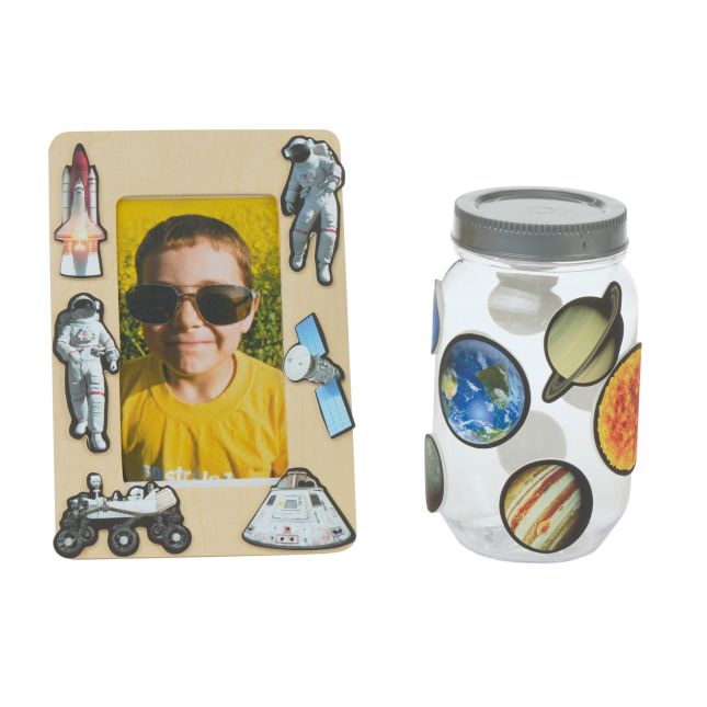 Real Photo Space Stickers