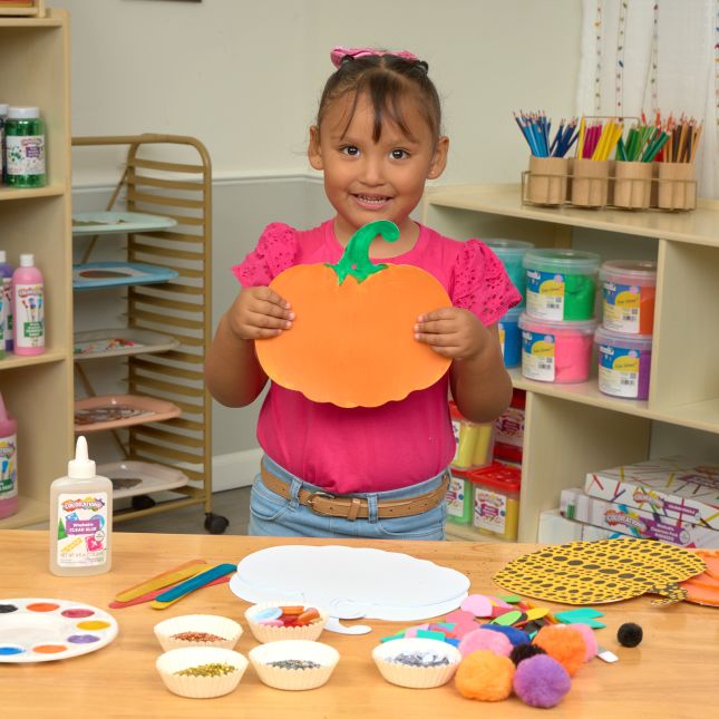 Colorations® Decorate Your Own Paper Pumpkins - Set of 24