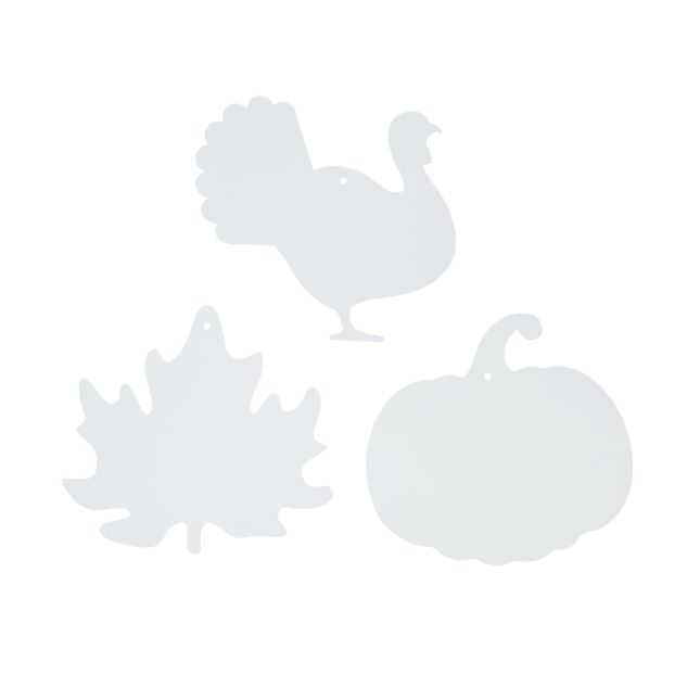 Colorations® Decorate Your Own Fall Craft Kit - Leaves, Pumpkin, Turkey (Set of 72)