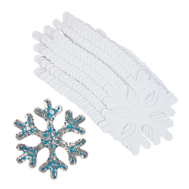 Colorations® Decorate Your Own Paper Snowflakes - Set of 24