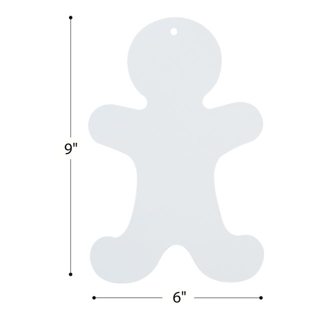 Colorations® Decorate Your Own Paper Gingerbread People - Set of 24
