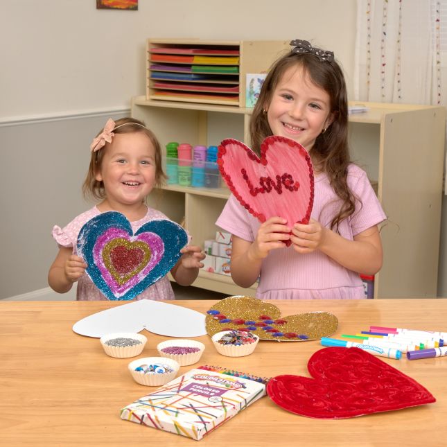 Colorations® Decorate Your Own Paper Hearts - Set of 24