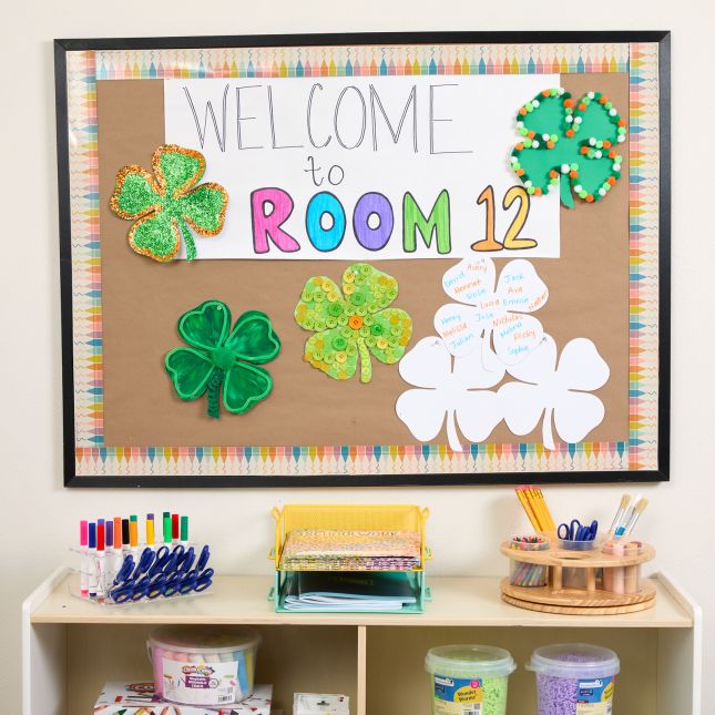 Colorations® Decorate Your Own Paper Shamrocks - Set of 24